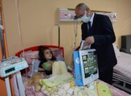 BAŞKAN AKMAN’DAN LÖSEMİLİ ÇOCUKLARA MORAL ZİYARETİ