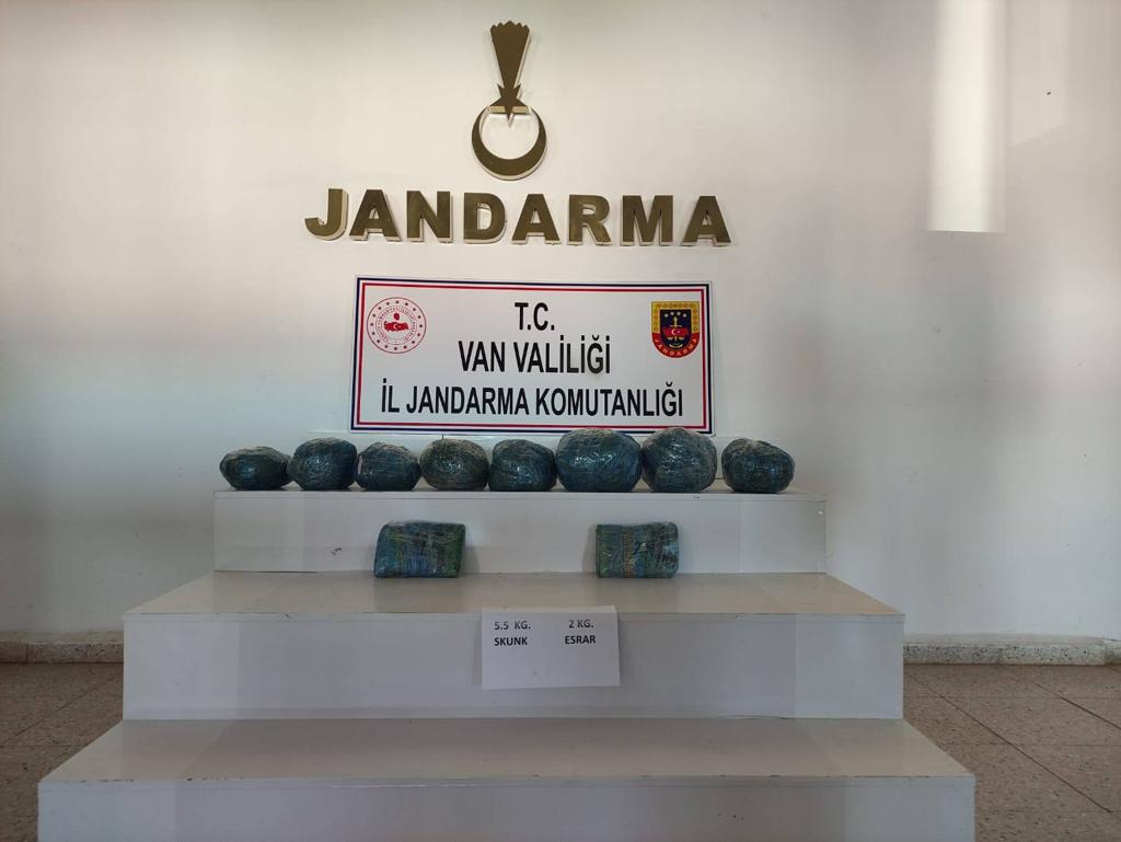 Van’da 7.5 KG Uyuşturucu Madde Ele Geçirildi