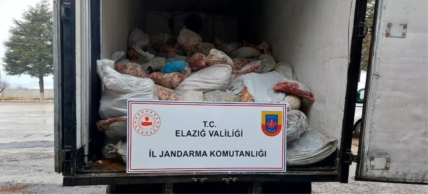 Elazığ’da 3 Milyon Lira Değerinde Kaçak Et Operasyonu