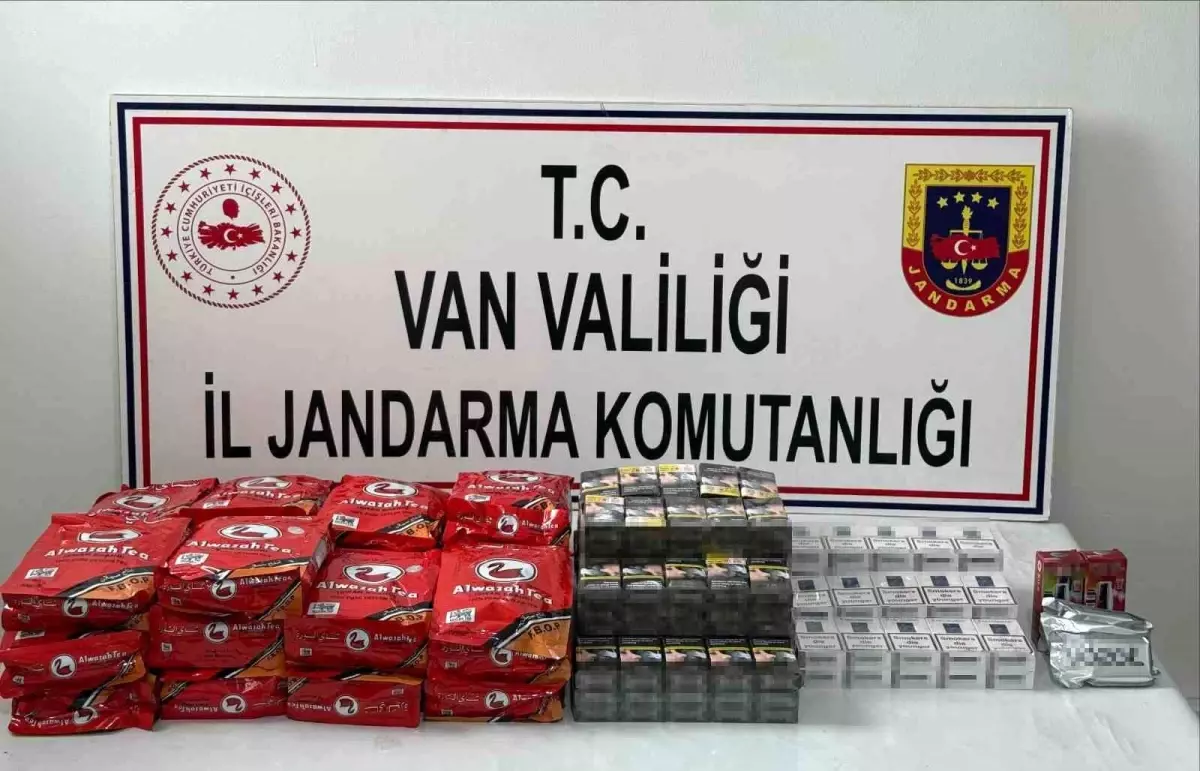 Van’da Gümrük Kaçağı Malzeme Ele Geçirildi