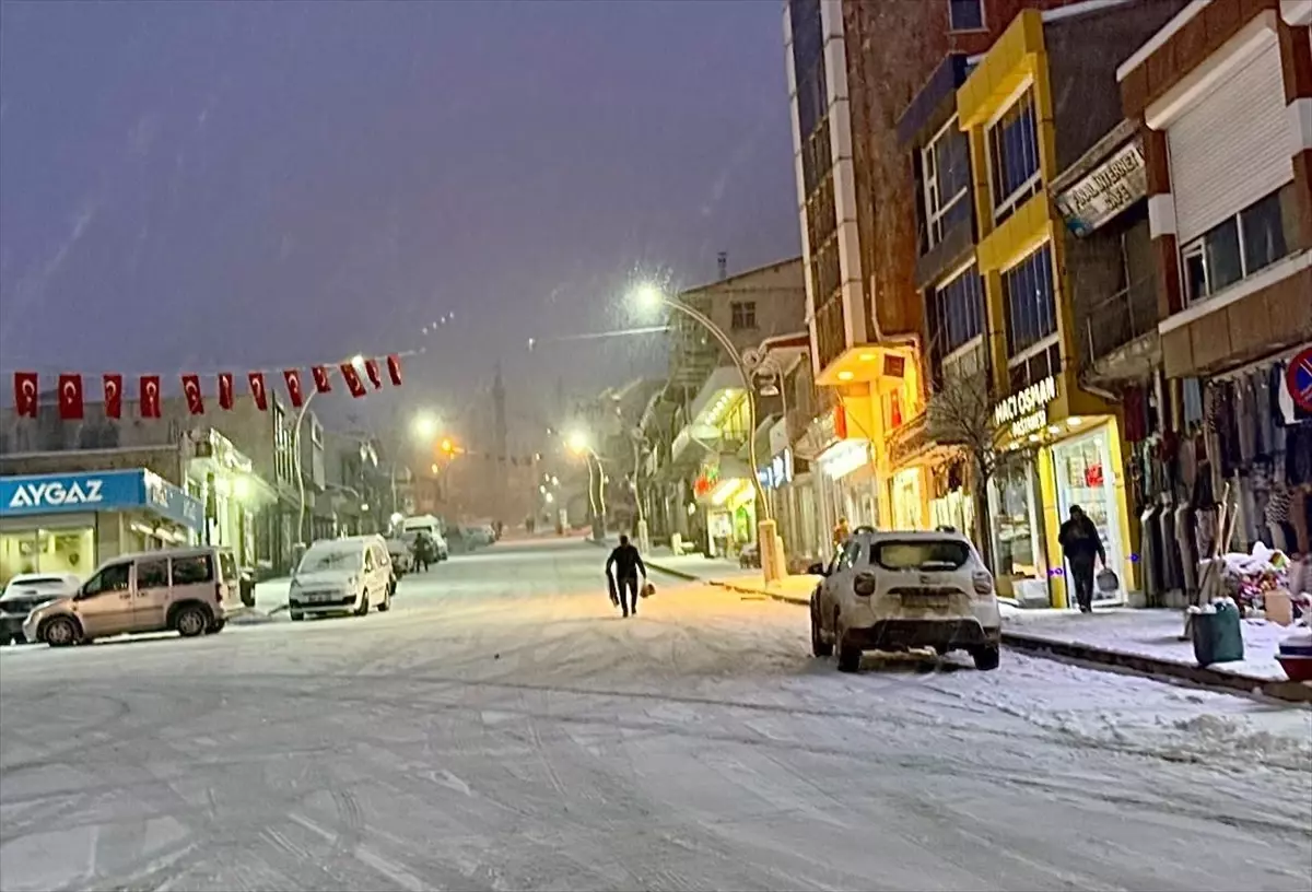 Van’da Kar Yağışı Etkili Oldu