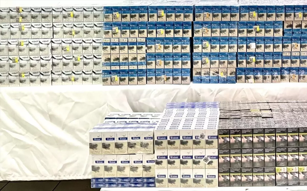 Erciş’te 8 Bin Paket Kaçak Sigara Ele Geçirildi