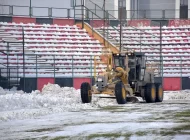 Van’da Stadyum Karla Mücadele