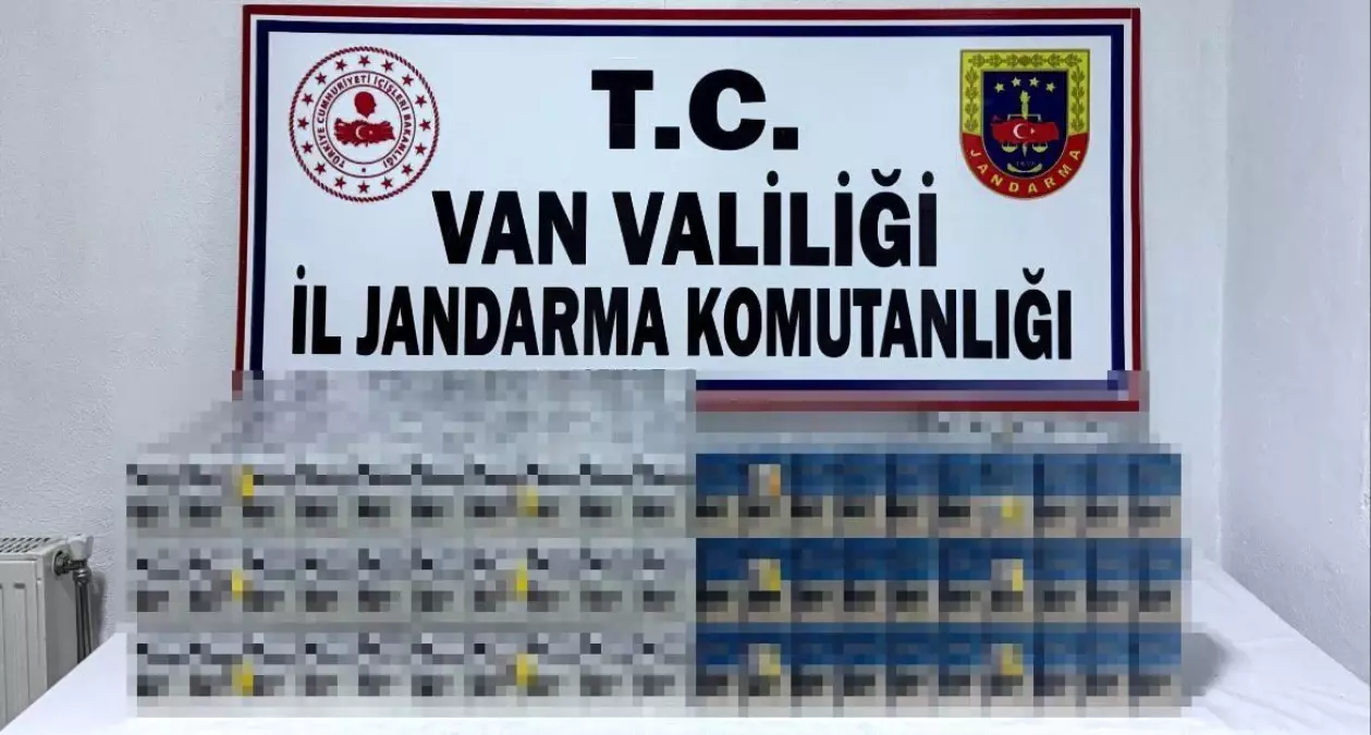 Van’da 1500 Paket Kaçak Sigara Ele Geçirildi