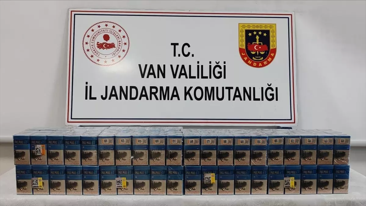 Van’da 720 Paket Kaçak Sigara Ele Geçirildi