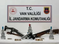 Van’da Silah ve Mermi Ele Geçirildi