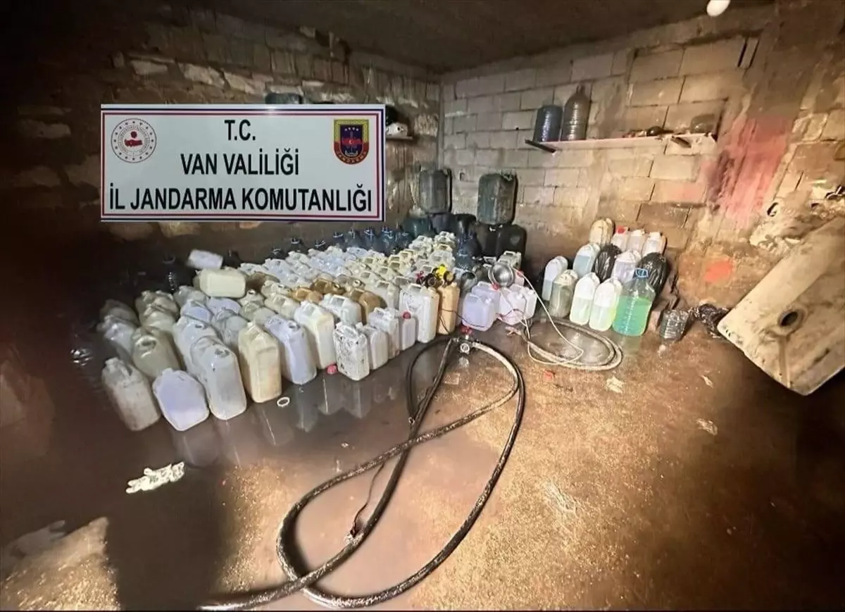Van’da 531 Litre Kaçak Akaryakıt Ele Geçirildi